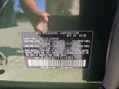 2026 Subaru Outback Premium