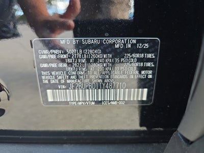 2026 Subaru Outback Premium