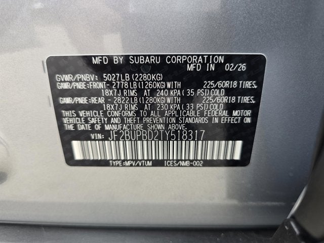 2026 Subaru Outback Premium
