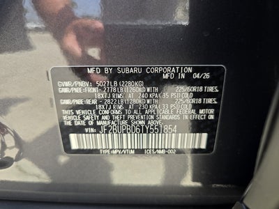 2026 Subaru Outback Premium