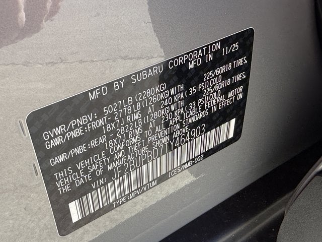 2026 Subaru Outback Premium