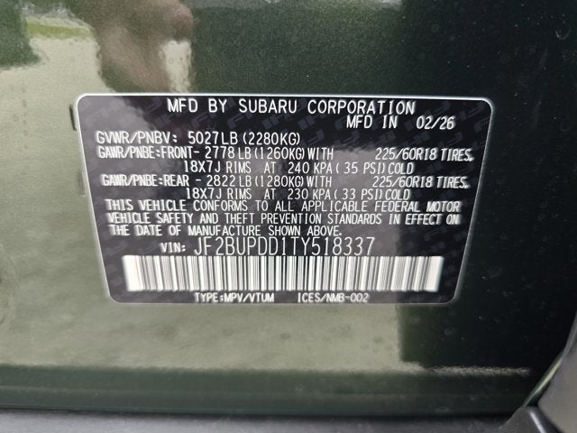 2026 Subaru Outback Limited