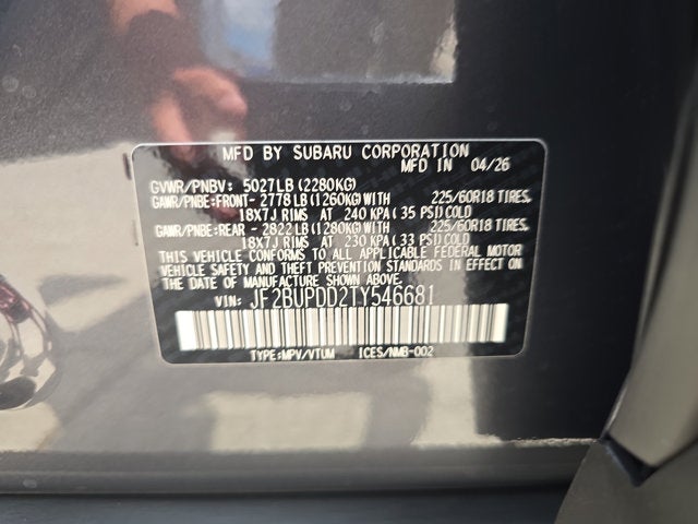 2026 Subaru Outback Limited