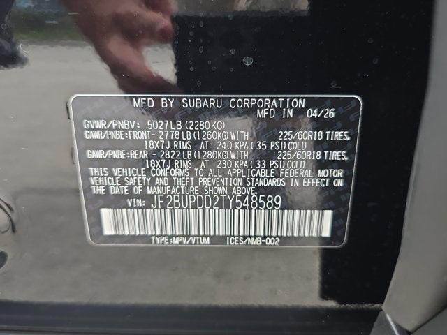 2026 Subaru Outback Limited