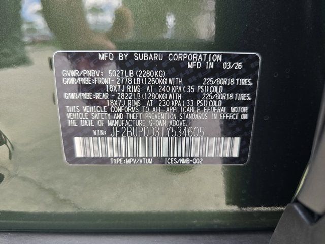 2026 Subaru Outback Limited