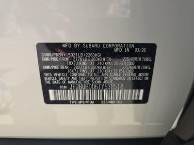 2026 Subaru Outback Limited