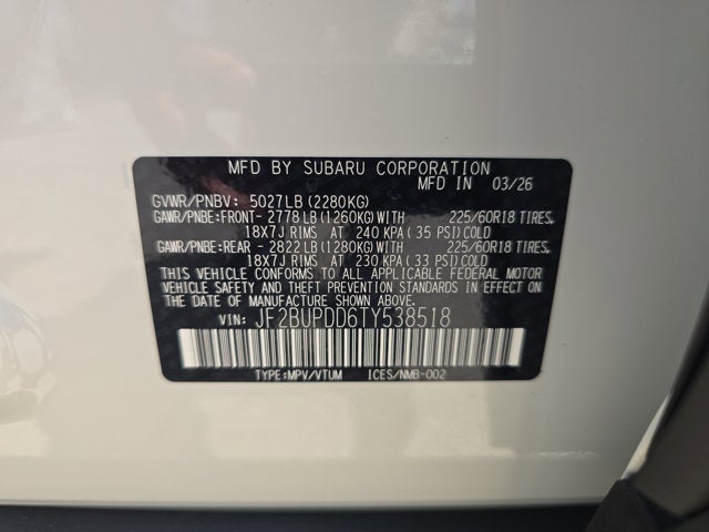 2026 Subaru Outback Limited