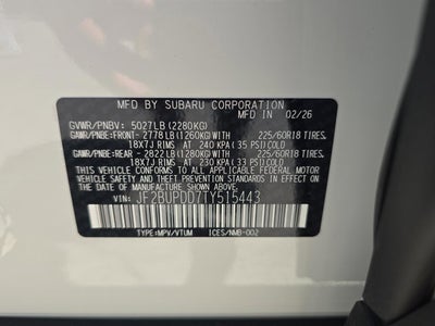 2026 Subaru Outback Limited