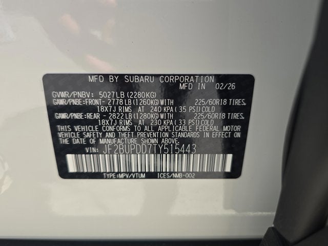 2026 Subaru Outback Limited