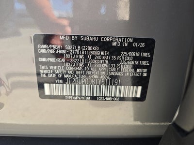 2026 Subaru Outback Limited