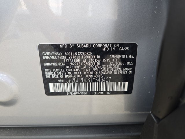 2026 Subaru Outback Limited