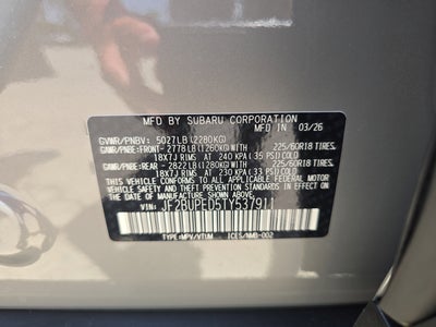 2026 Subaru Outback Touring
