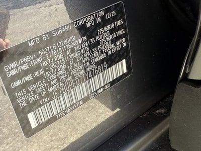 2026 Subaru Outback Touring