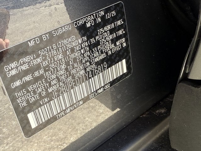 2026 Subaru Outback Touring