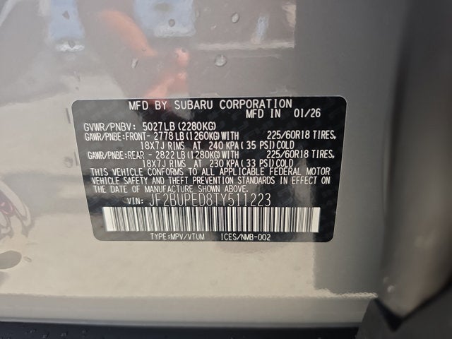 2026 Subaru Outback Touring