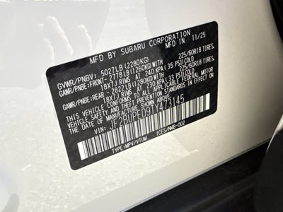 2026 Subaru Outback Touring