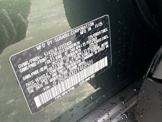 2026 Subaru Outback Touring XT