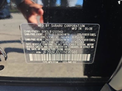 2026 Subaru Outback Touring XT