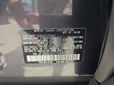2026 Subaru Outback Touring XT