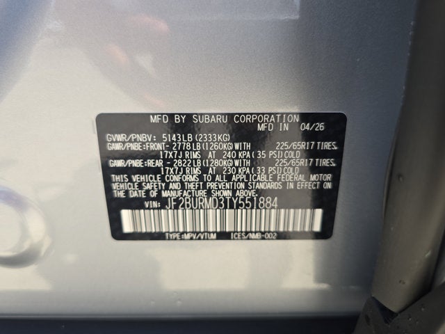 2026 Subaru Outback Wilderness