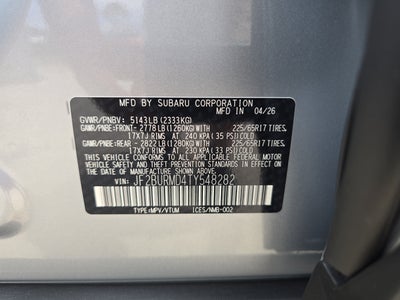2026 Subaru Outback Wilderness
