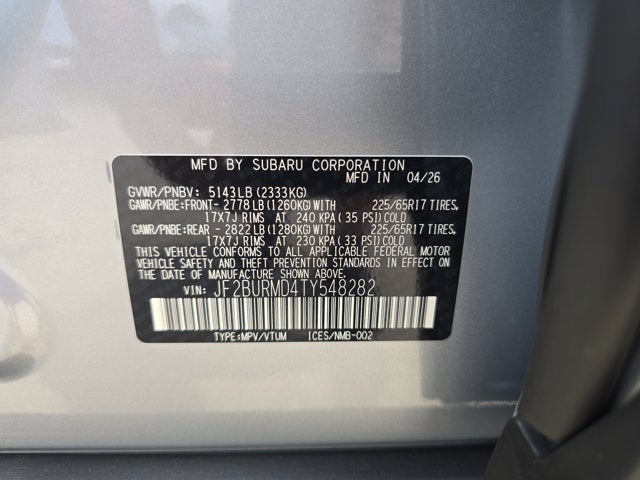 2026 Subaru Outback Wilderness