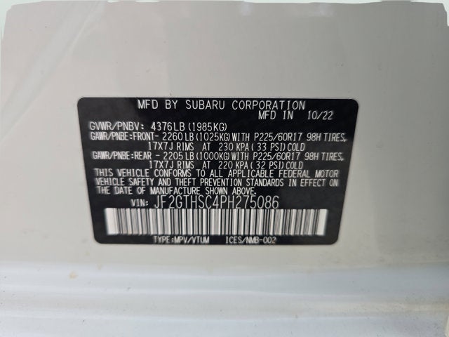 2023 Subaru Crosstrek Sport