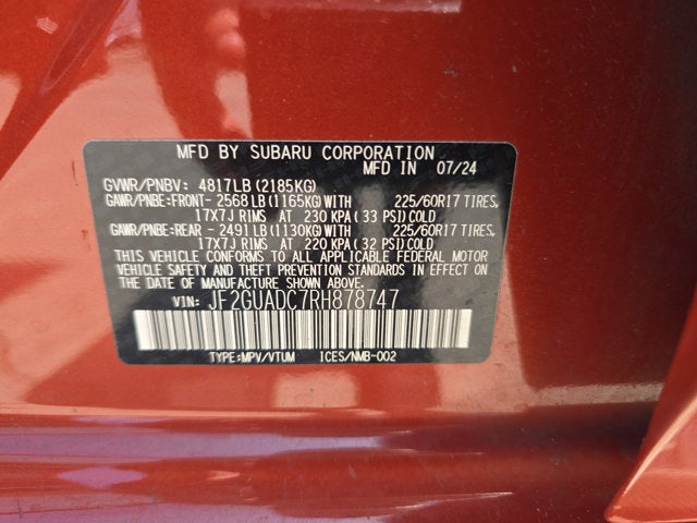 2024 Subaru Crosstrek Premium