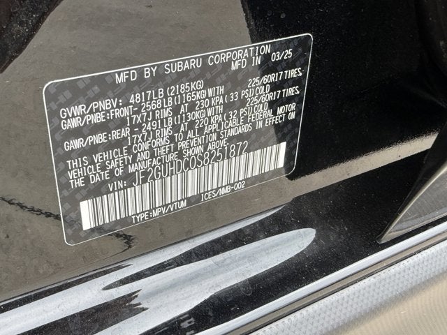 2025 Subaru Crosstrek Premium