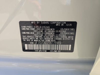 2026 Subaru Crosstrek Limited Hybrid