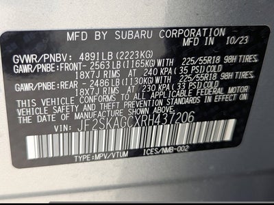 2024 Subaru Forester Sport