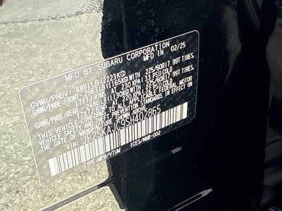 2025 Subaru Forester Wilderness