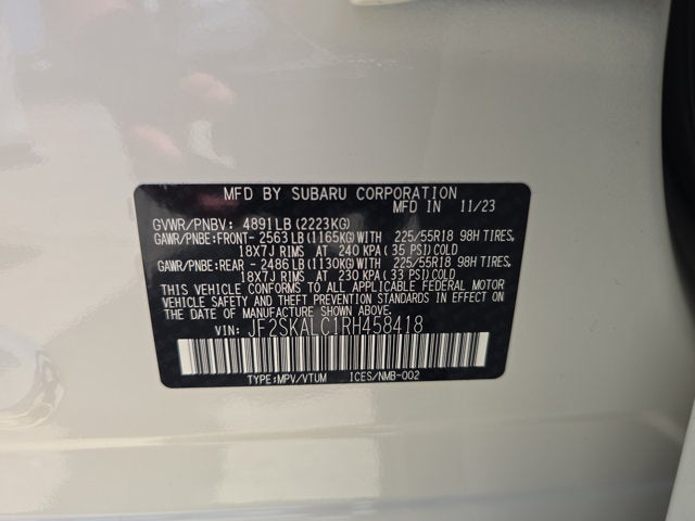 2024 Subaru Forester Limited