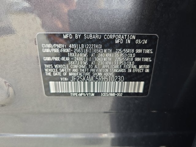 2024 Subaru Forester Touring