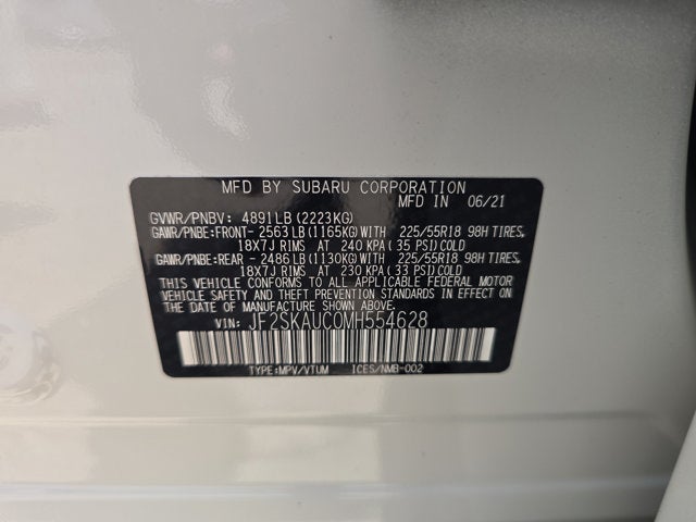 2021 Subaru Forester Limited
