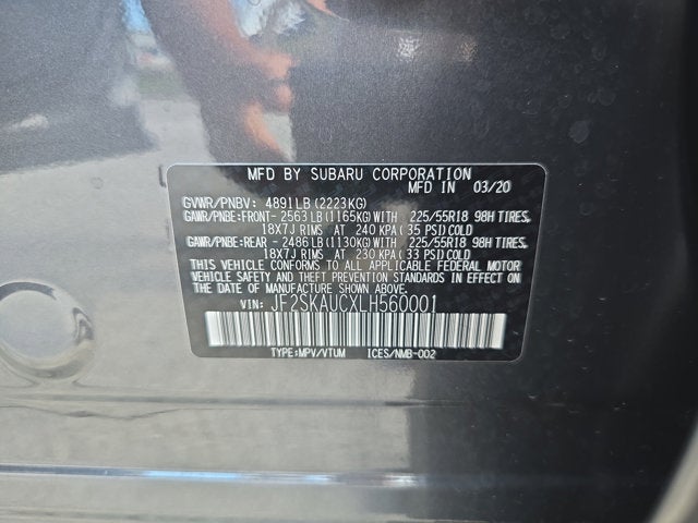 2020 Subaru Forester Limited