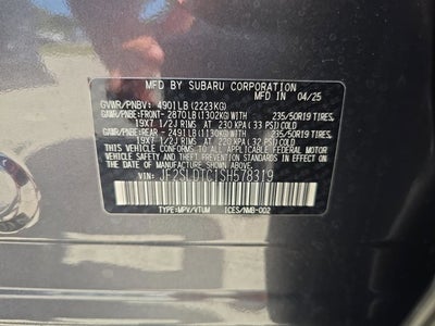 2025 Subaru Forester Touring
