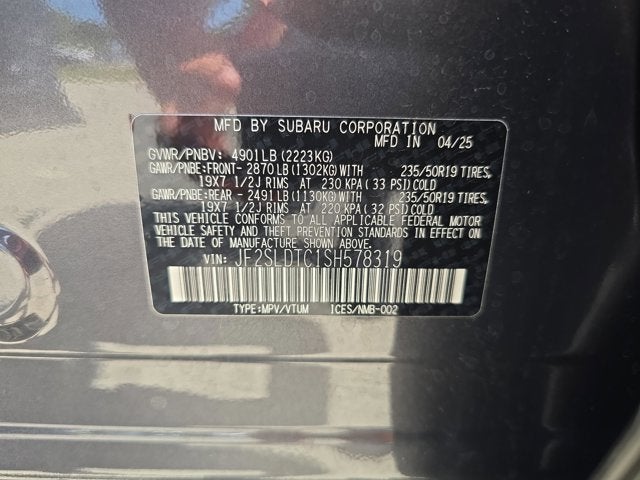 2025 Subaru Forester Touring