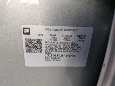 2025 Chevrolet Malibu LT 1LT