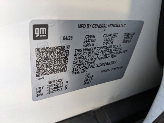 2025 Cadillac Escalade Sport