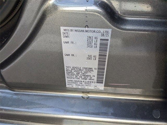 2025 Nissan Altima 2.5 S