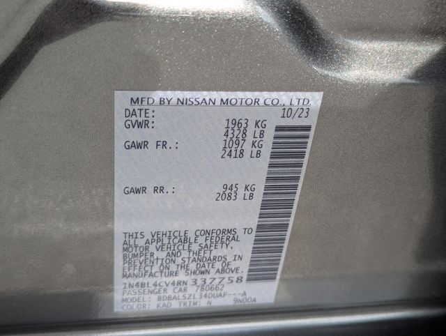 2024 Nissan Altima 2.5 SR