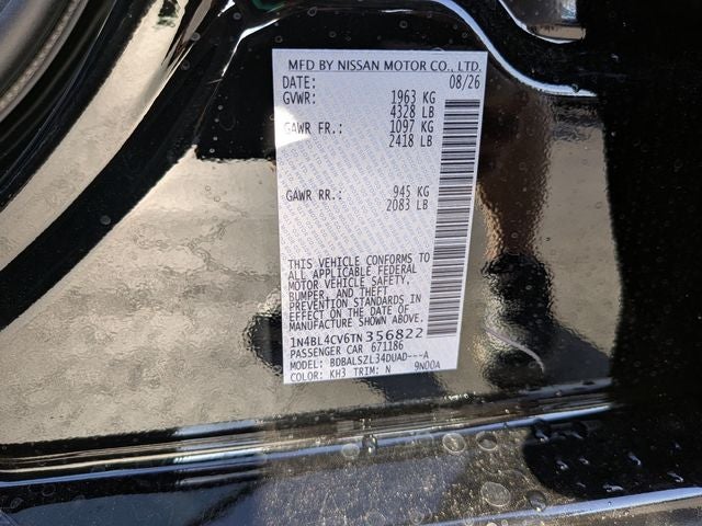 2026 Nissan Altima 2.5 SR