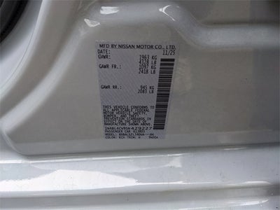 2025 Nissan Altima 2.5 SR