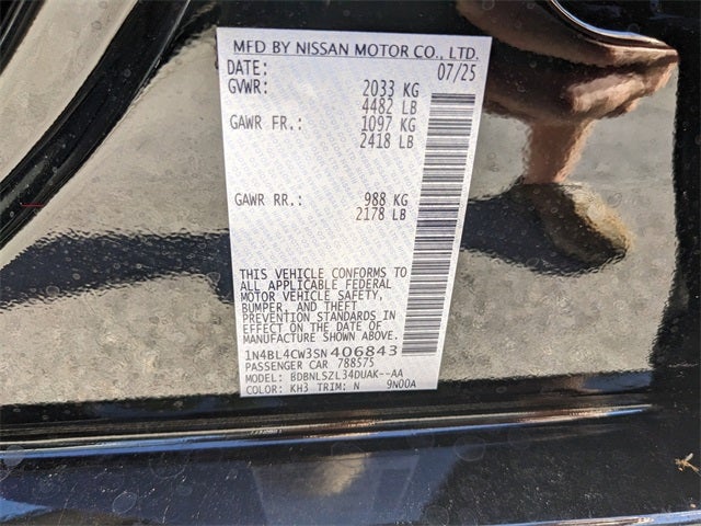 2025 Nissan Altima 2.5 SR