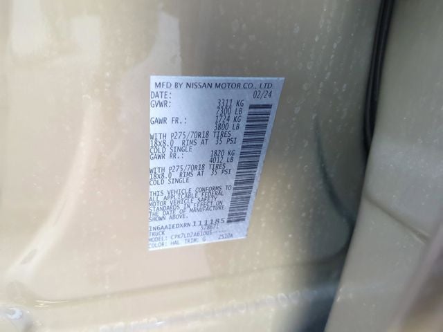 2024 Nissan Titan PRO-4X
