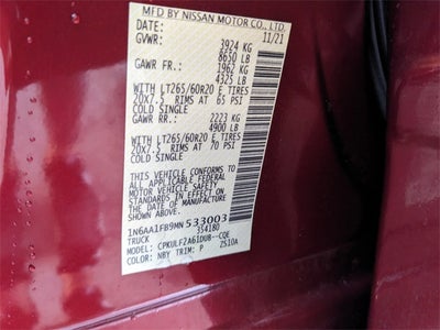 2021 Nissan Titan XD Platinum Reserve