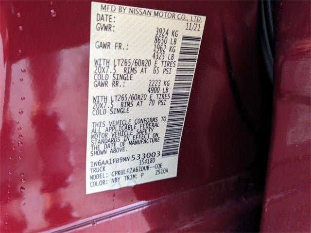 2021 Nissan Titan XD Platinum Reserve