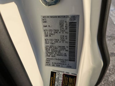 2026 Nissan Frontier S