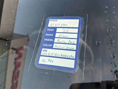 2024 Nissan Frontier PRO-X